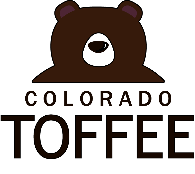 colorado toffee logo, a silhouette of a bear